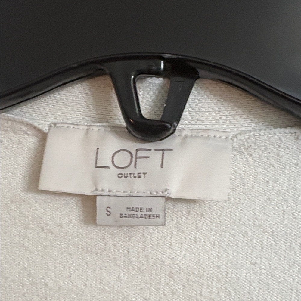 Loft Cream Open Front Cardigan - Picture 3 of 3